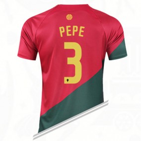Prima Maglia Portogallo Mondiali 2022 Pepe Ferreira 3